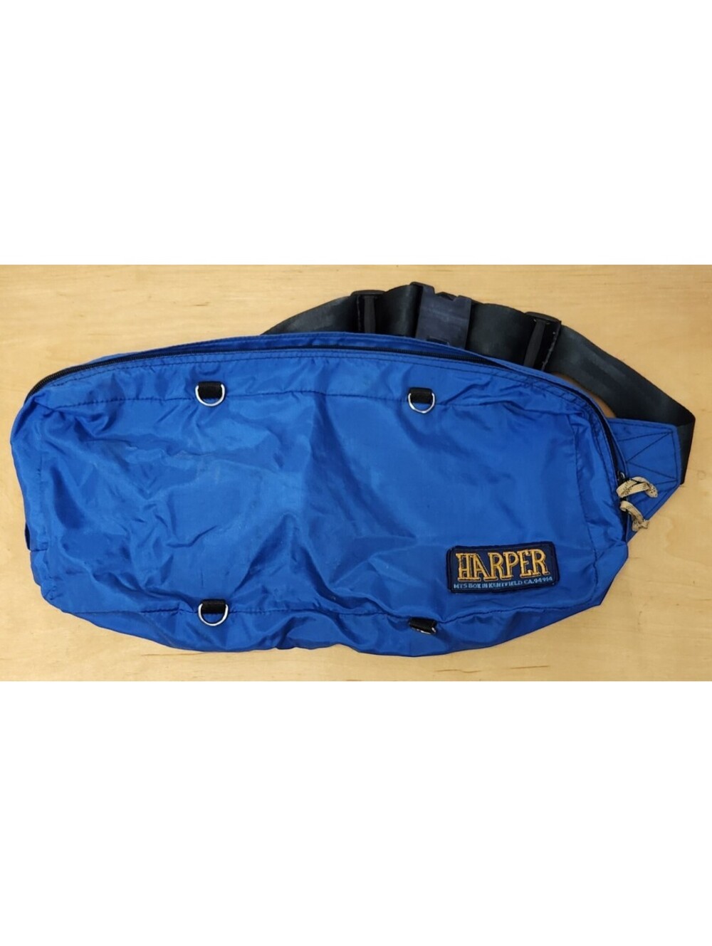 Vintage Harper Medical Rescue Fanny Pack Ski Patrol Waist Bag California Blue